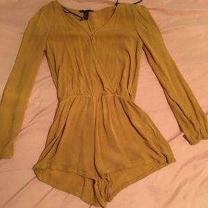 Mustard yellow romper